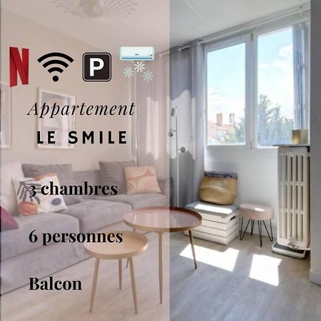 Le Smile - 3 Bedrooms - 8Pers - Parking - Centre Gare Montpellier Eksteriør bilde