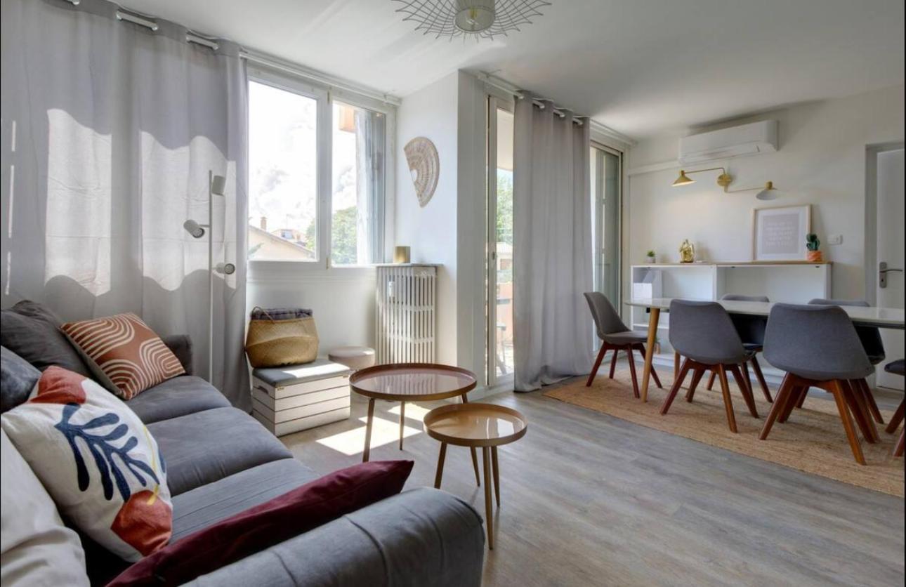 Le Smile - 3 Bedrooms - 8Pers - Parking - Centre Gare Montpellier Eksteriør bilde
