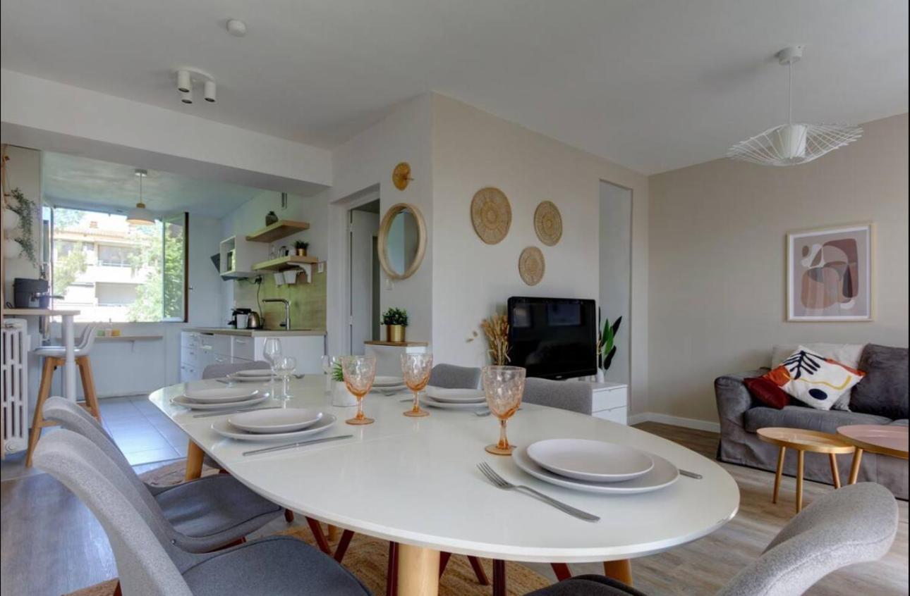 Le Smile - 3 Bedrooms - 8Pers - Parking - Centre Gare Montpellier Eksteriør bilde